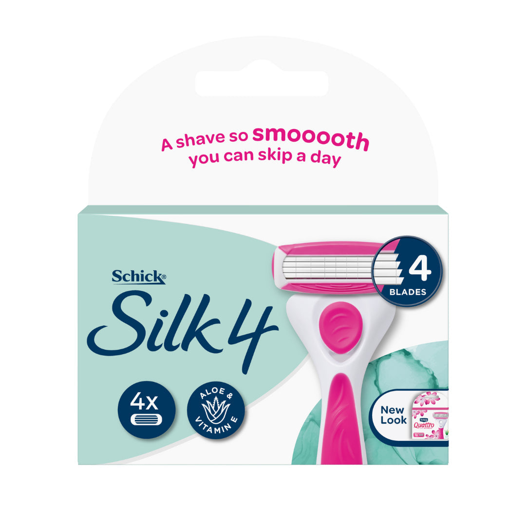 Schick Quattro Blades Women Razor 4pk - Cutprice Online