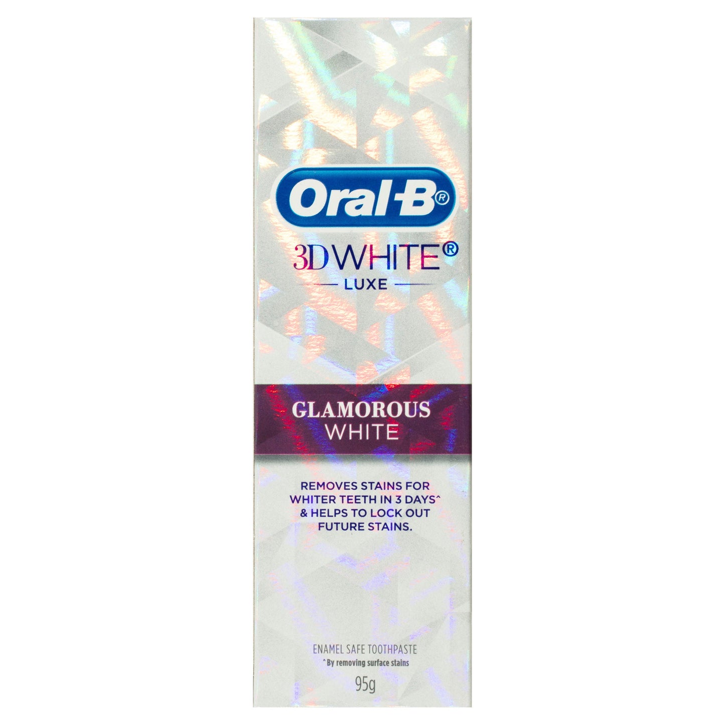 Oral B 3D White Luxe Glamorous White Toothpaste 95g - Cutprice Online