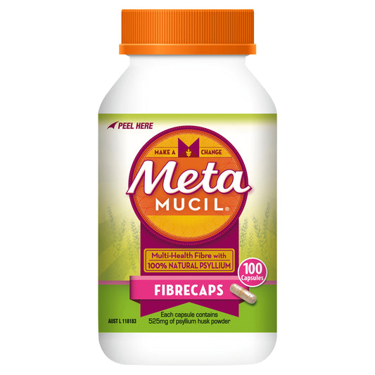 Metamucil Fibre Supplement Capsules 100 - Cutprice Online