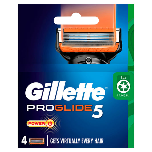 Gillette Fusion Proglide Power Razor Blades 4PK - Cutprice Online