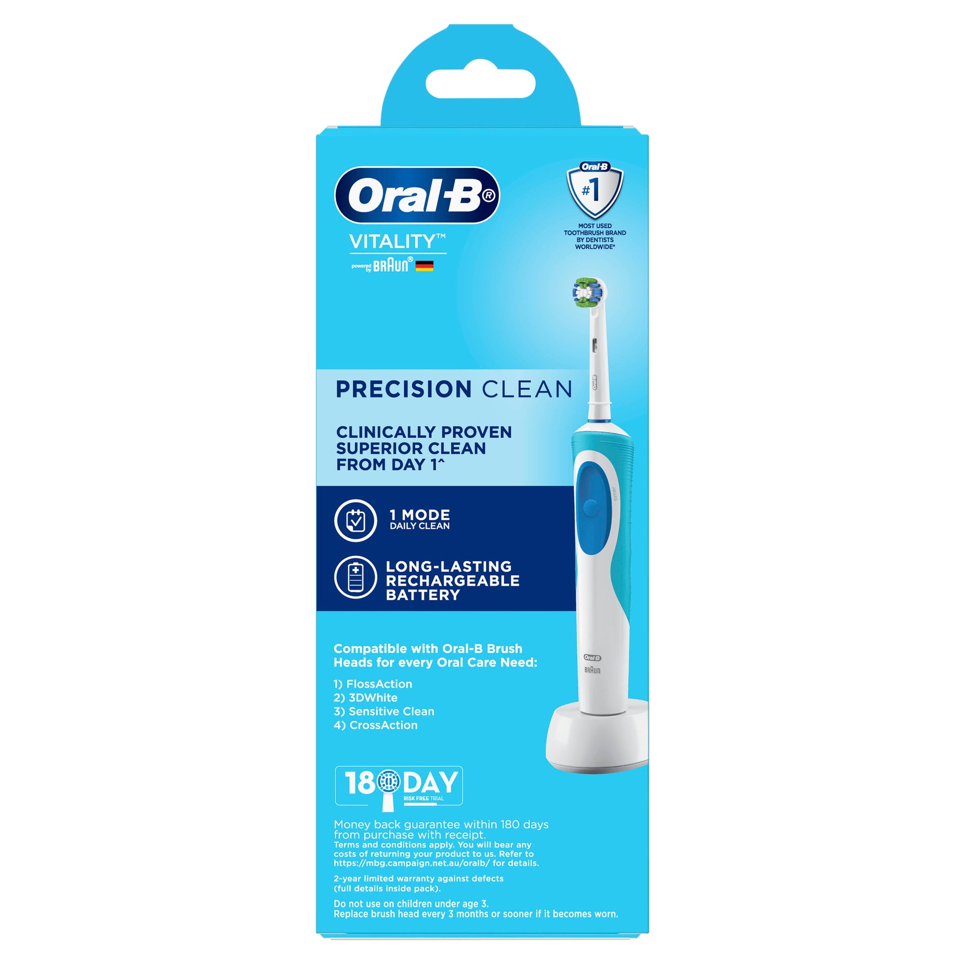 Oral-b Vitality Precision Clean Electric Toothbrush - Cutprice Online
