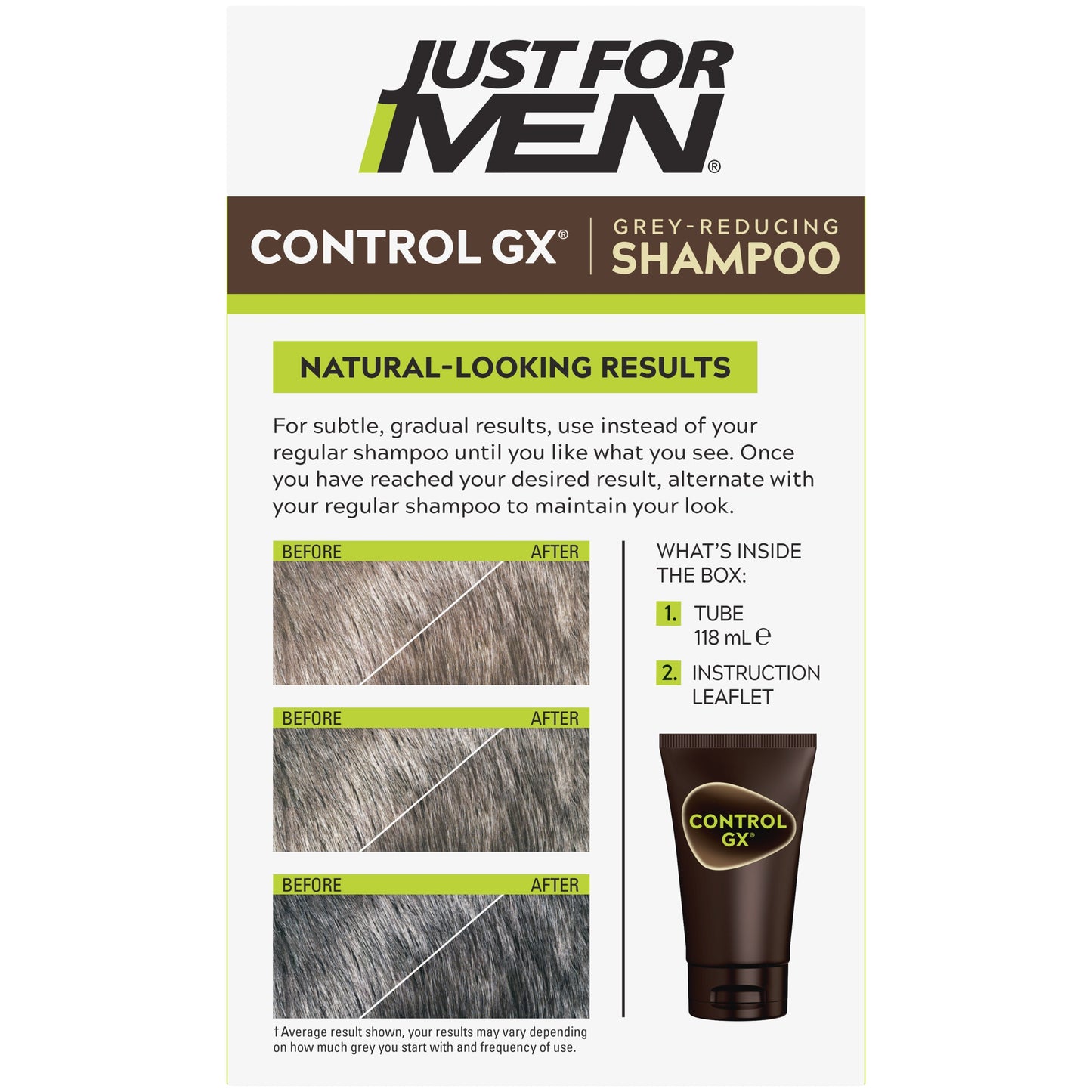 Just For Men Control GX Regular Shampoo 118ml - Cutprice Online