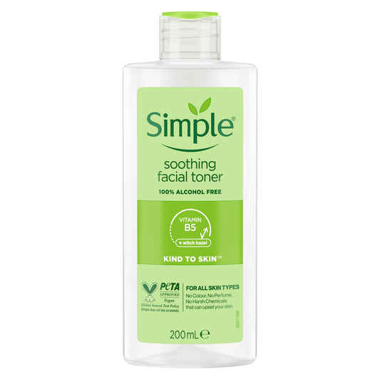 Simple Kind To Skin Facial Toner Soothing 200ml - Cutprice Online