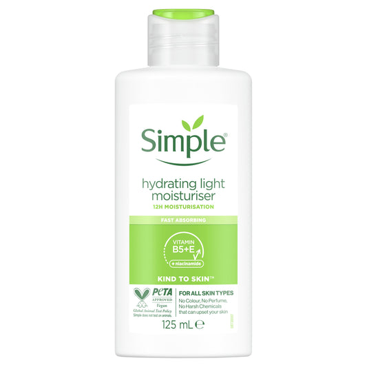 Simple Kind To Skin Light Moisturiser Hydrating 125ml - Cutprice Online