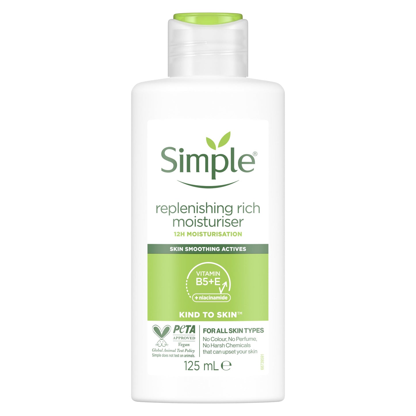 Simple Kind To Skin Rich Moisturiser Replenishing 125ml - Cutprice Online
