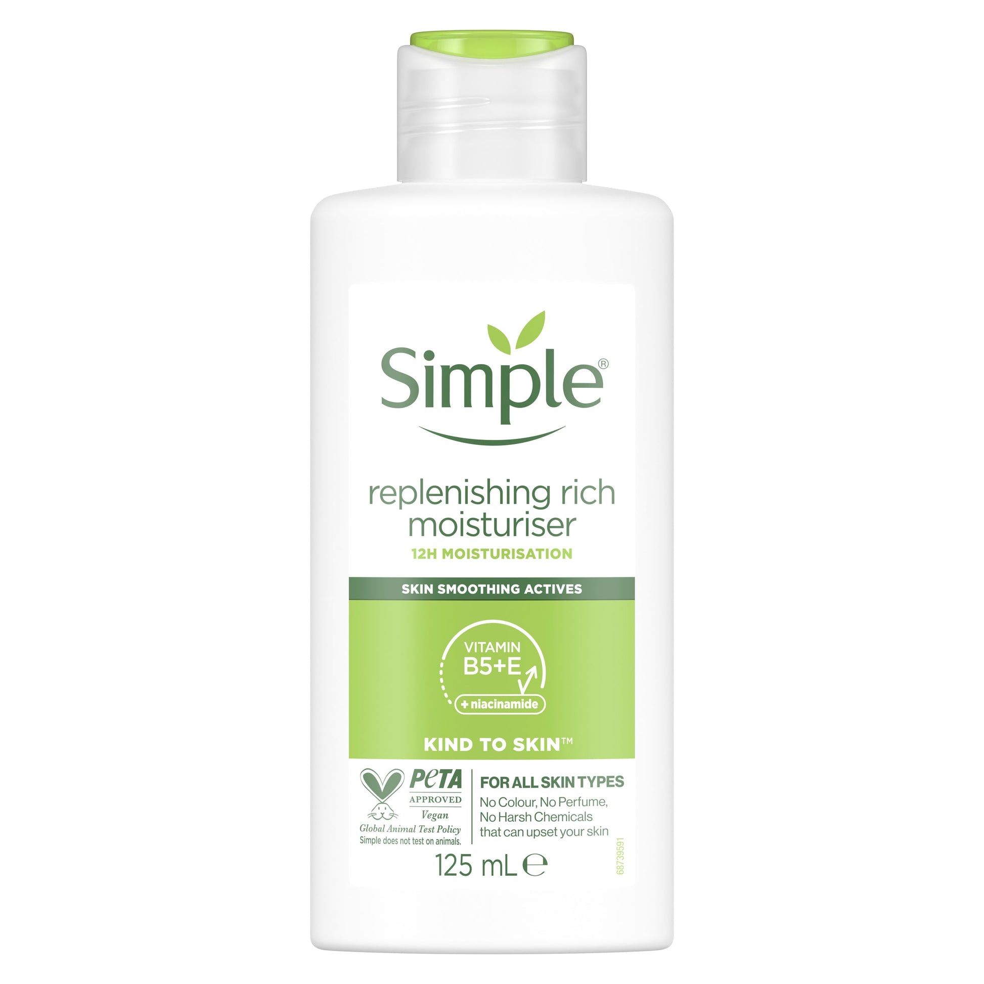 Simple Kind To Skin Rich Moisturiser Replenishing 125ml - Cutprice Online