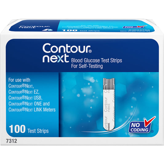 Contour Next Blood Glucose Test Strips 100PK - Cutprice Online