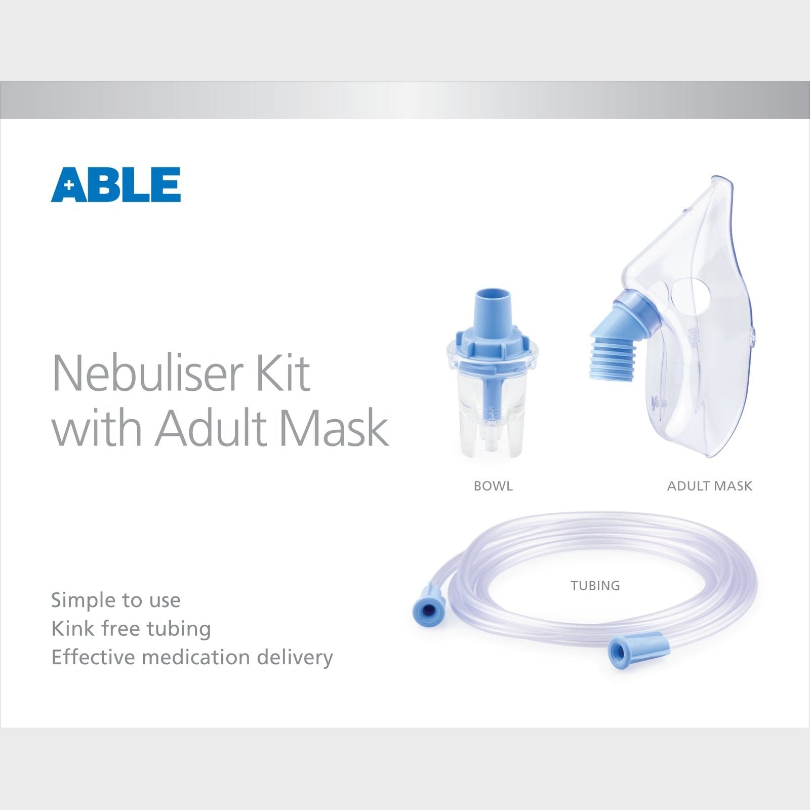 Able Nebuliser Mask Set Adult - Cutprice Online