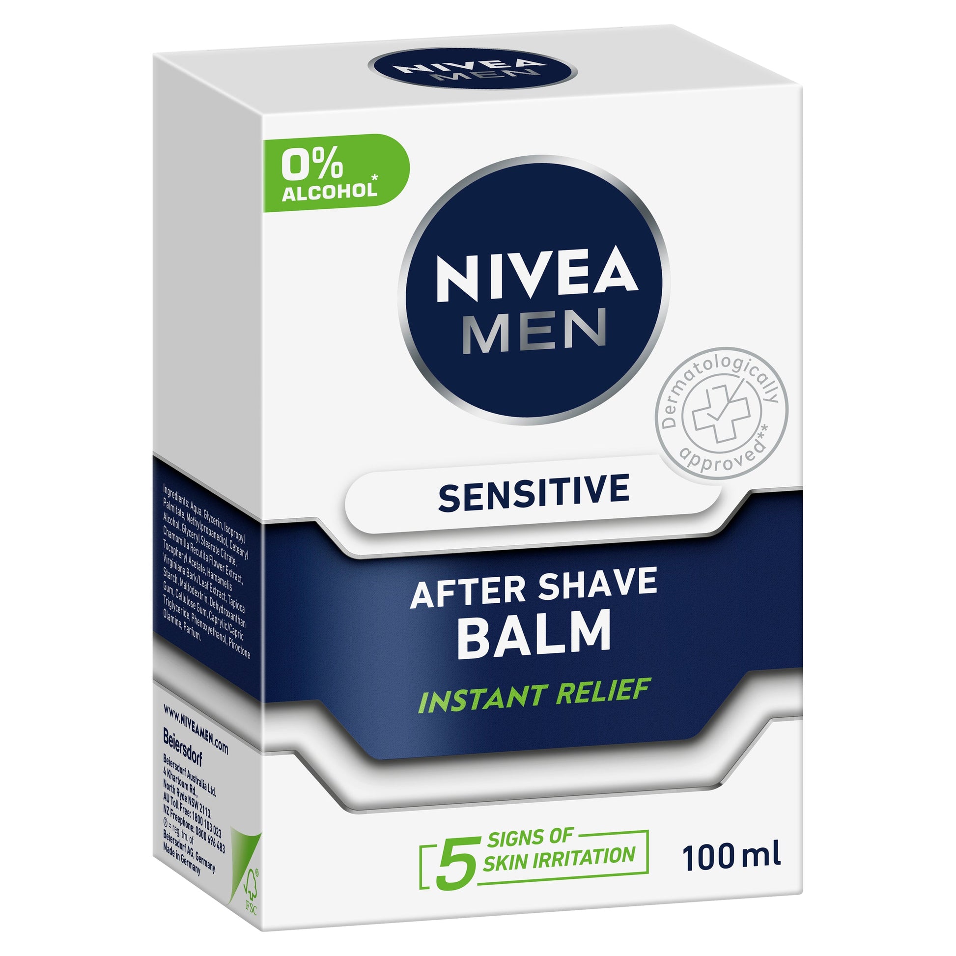 Nivea for Men Post Shave Balm Sensitive 100ml - Cutprice Online