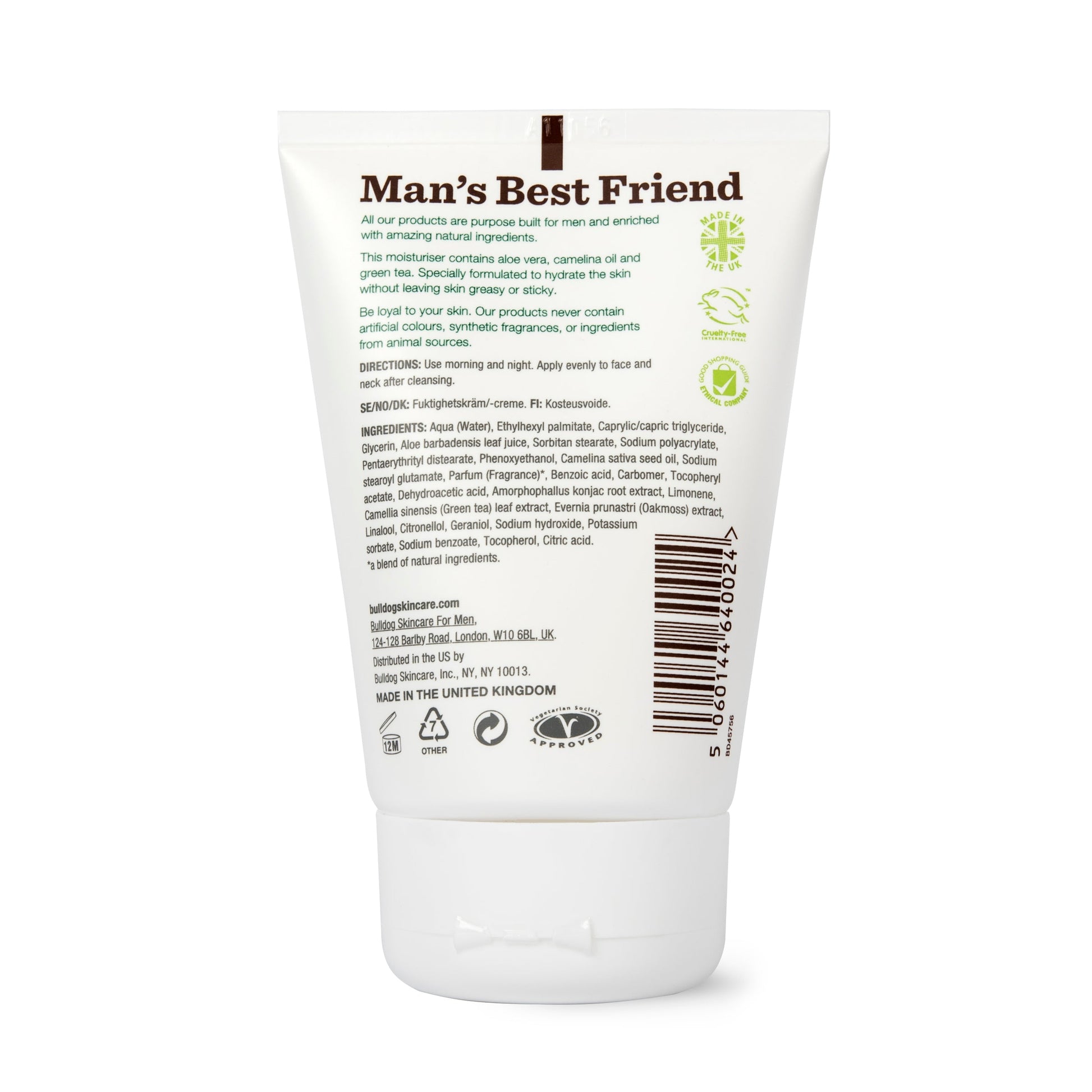 Bulldog Skincare for Men Original Moisturiser 100ml - Cutprice Online