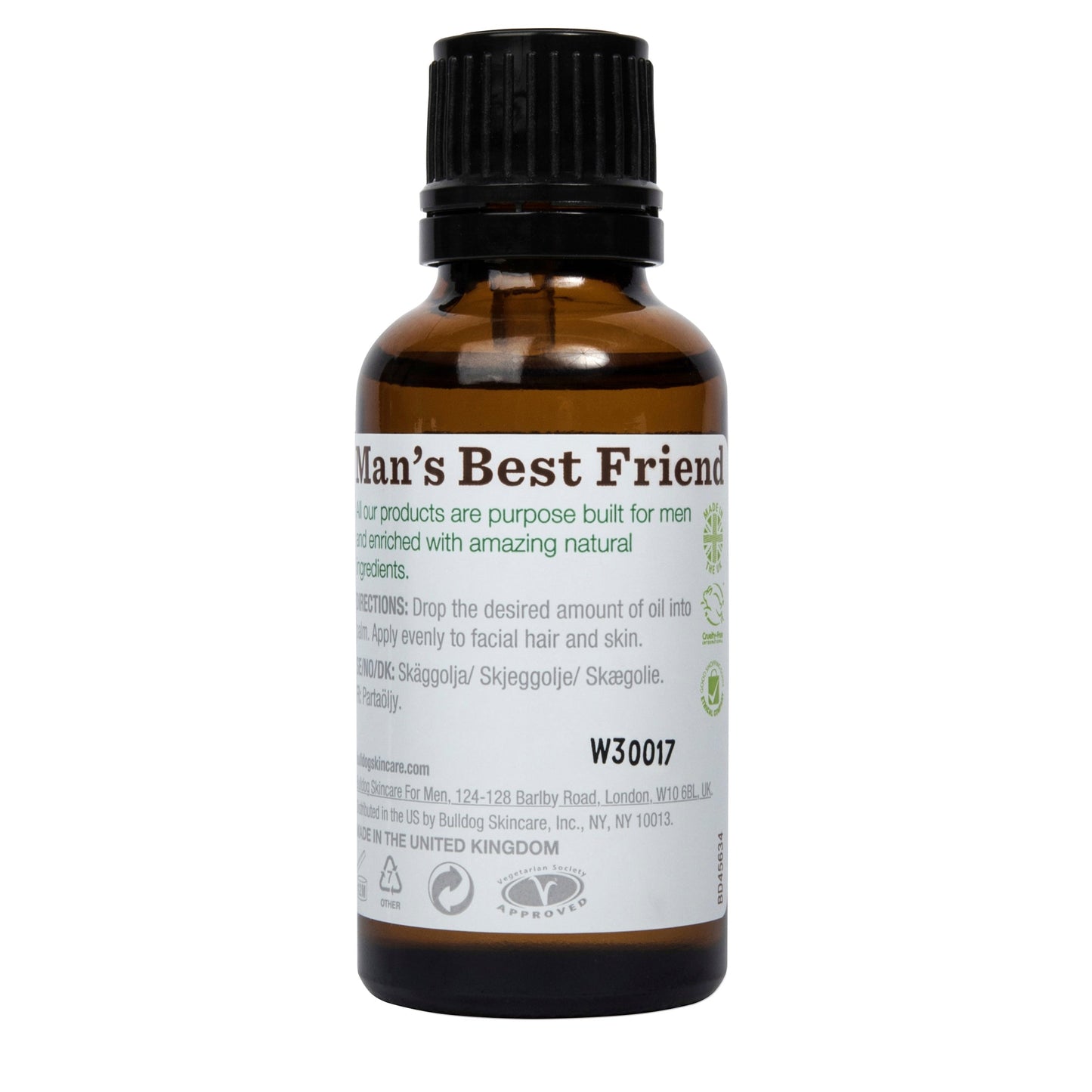 Bulldog Skincare for Men Original Beard Oil 30ml - Cutprice Online