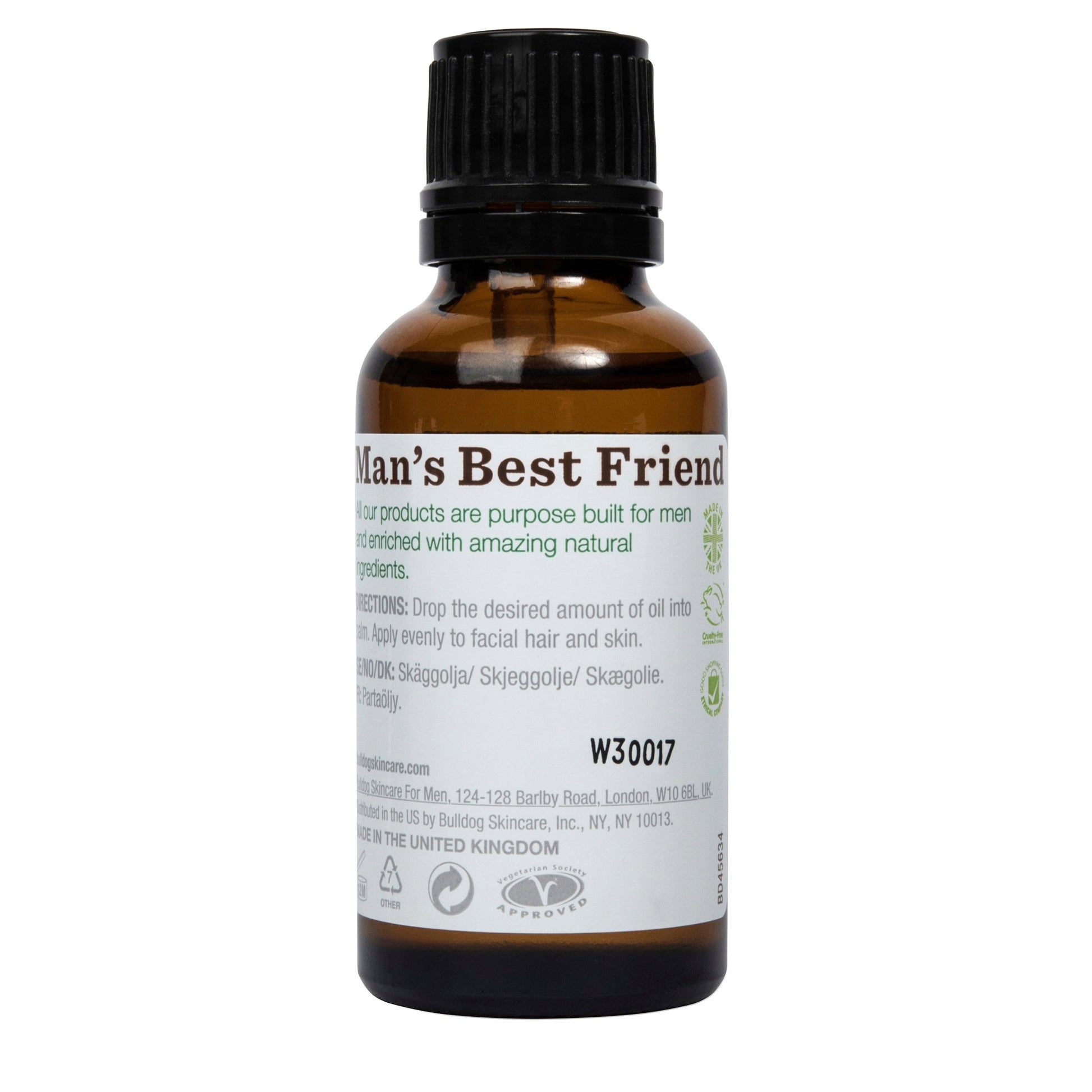 Bulldog Skincare for Men Original Beard Oil 30ml - Cutprice Online