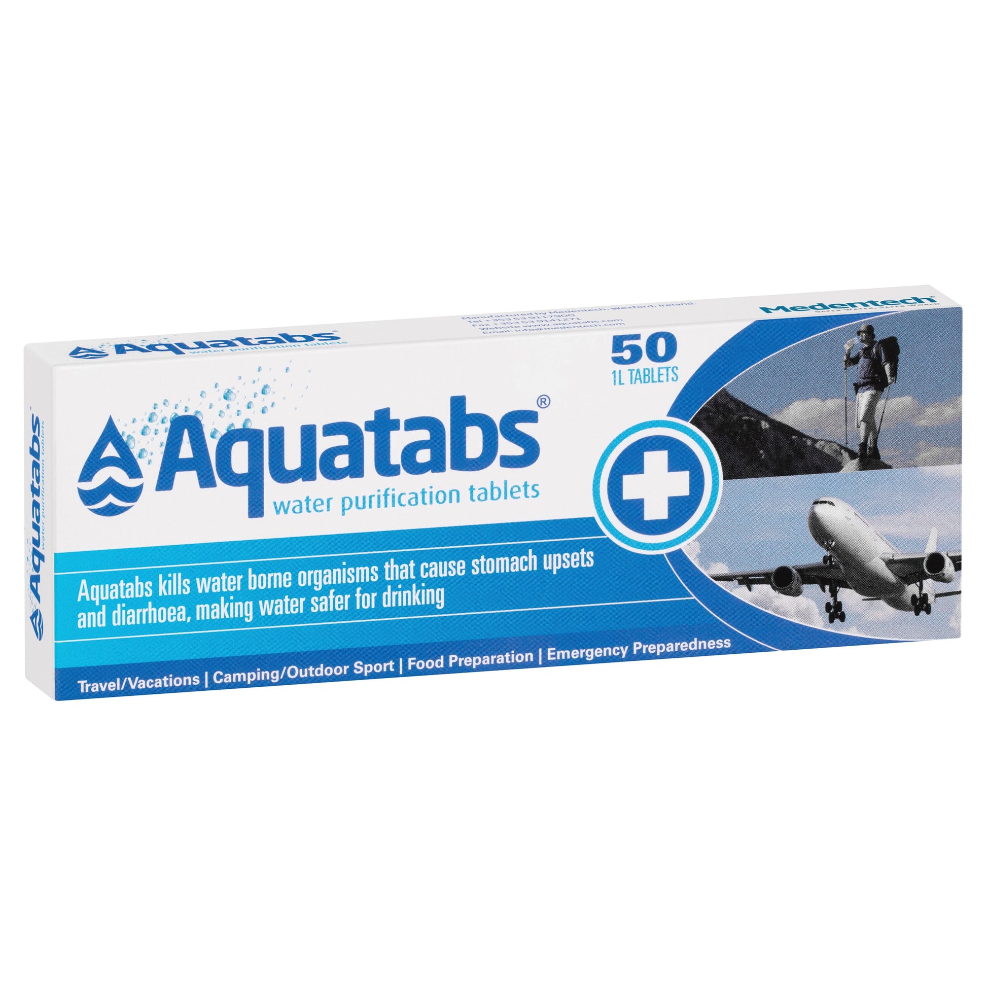 Aquatabs Water Purification 50 Tablets - Cutprice Online