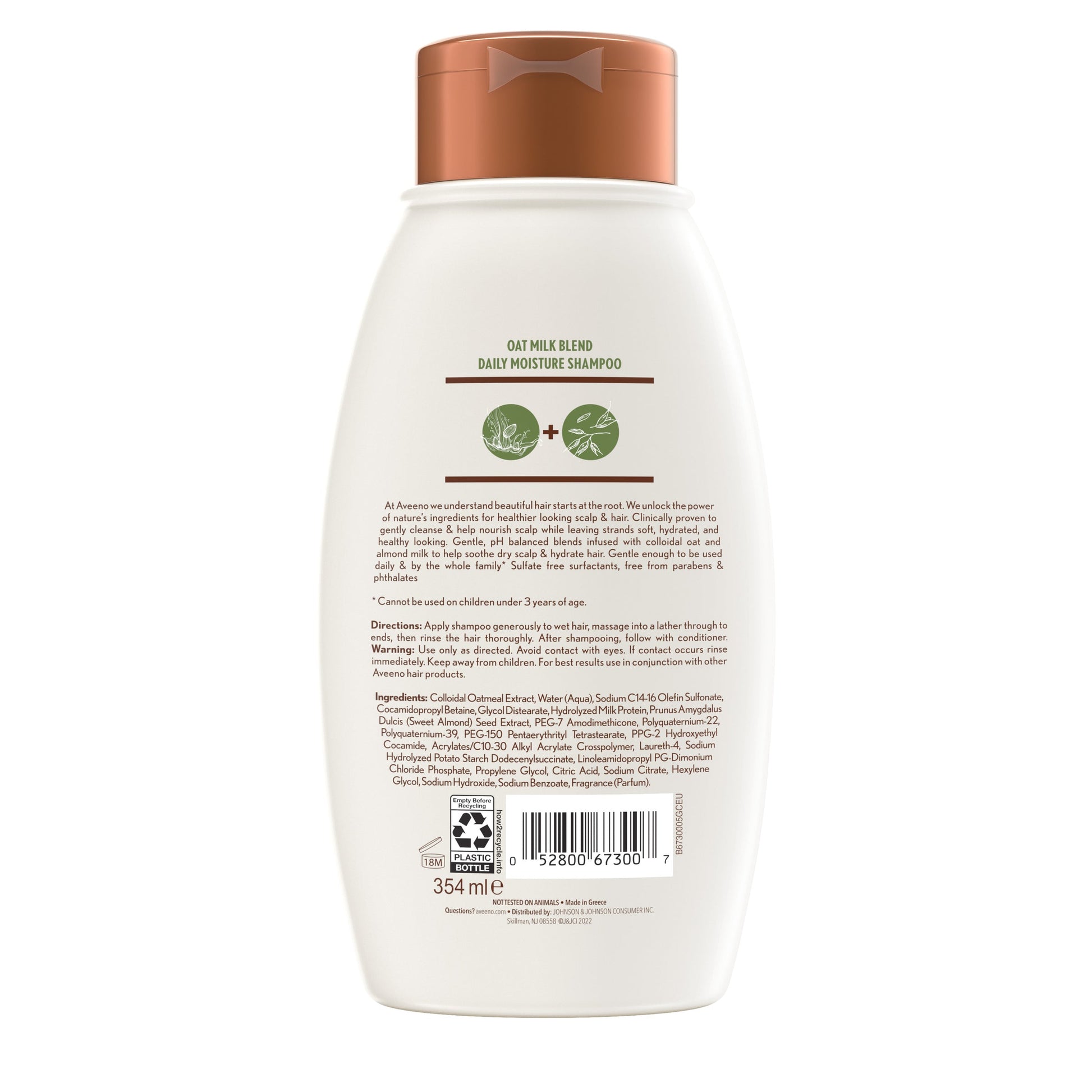 Aveeno Oat Milk Shampoo 354ml - Cutprice Online