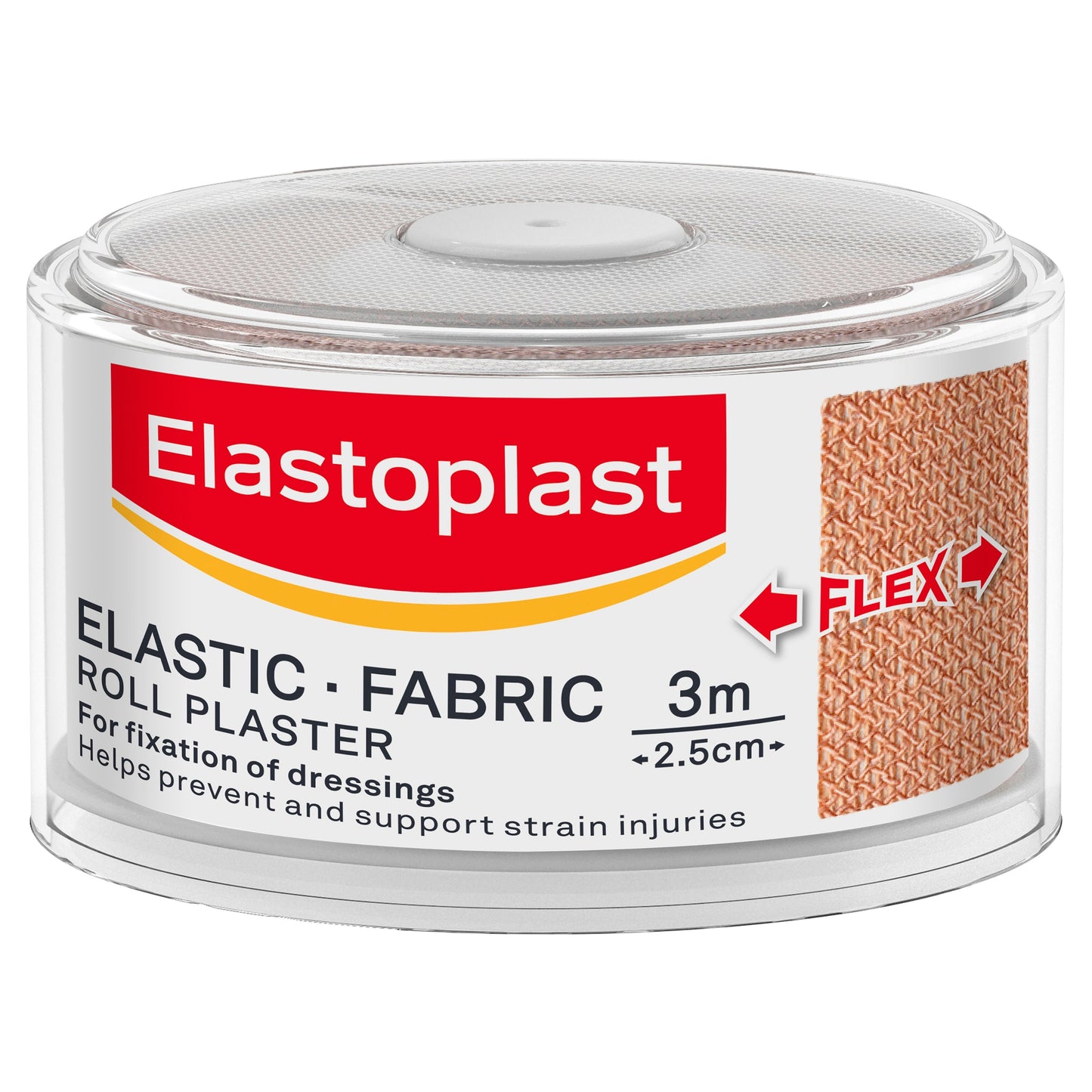 Elastoplast 45773 Tapes Elastic Fabric Roll Plaster 2.5cmx3m - Cutprice Online