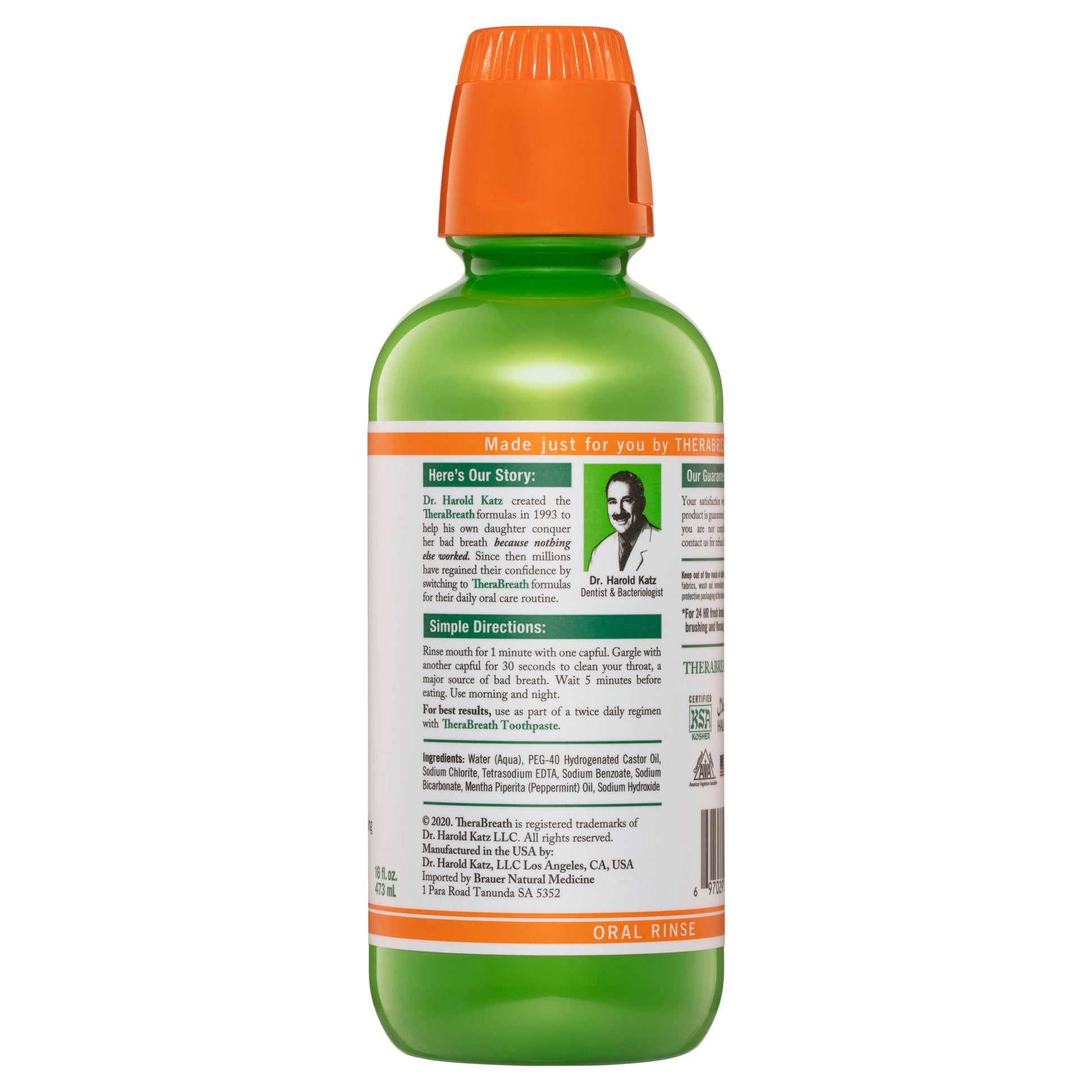 Therabreath Mild Mint Oral Rinse 473ml - Cutprice Online