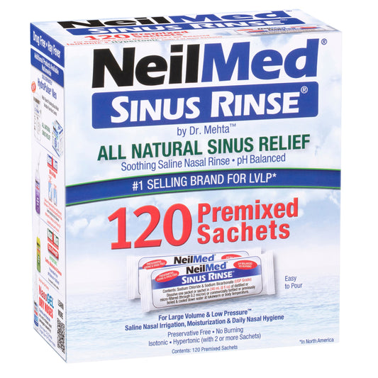 NeilMed Sinus Rinse Refill - 120 Packs - Cutprice Online