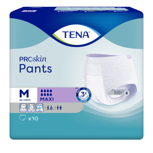 Tena ProSkin Pants Maxi Medium 10 Pack - Cutprice Online