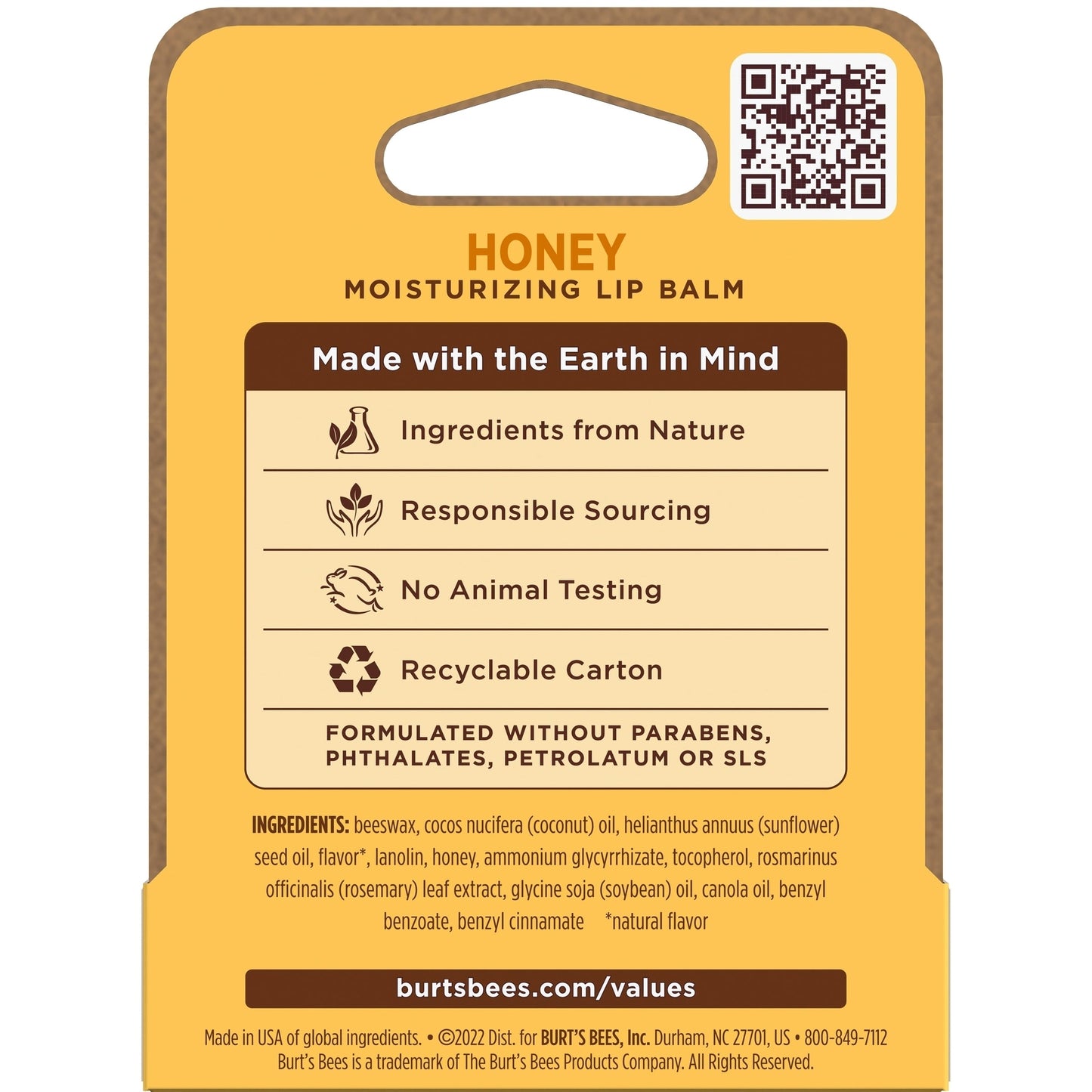 Burts Bees Lip Balm Honey 4.25g - Cutprice Online