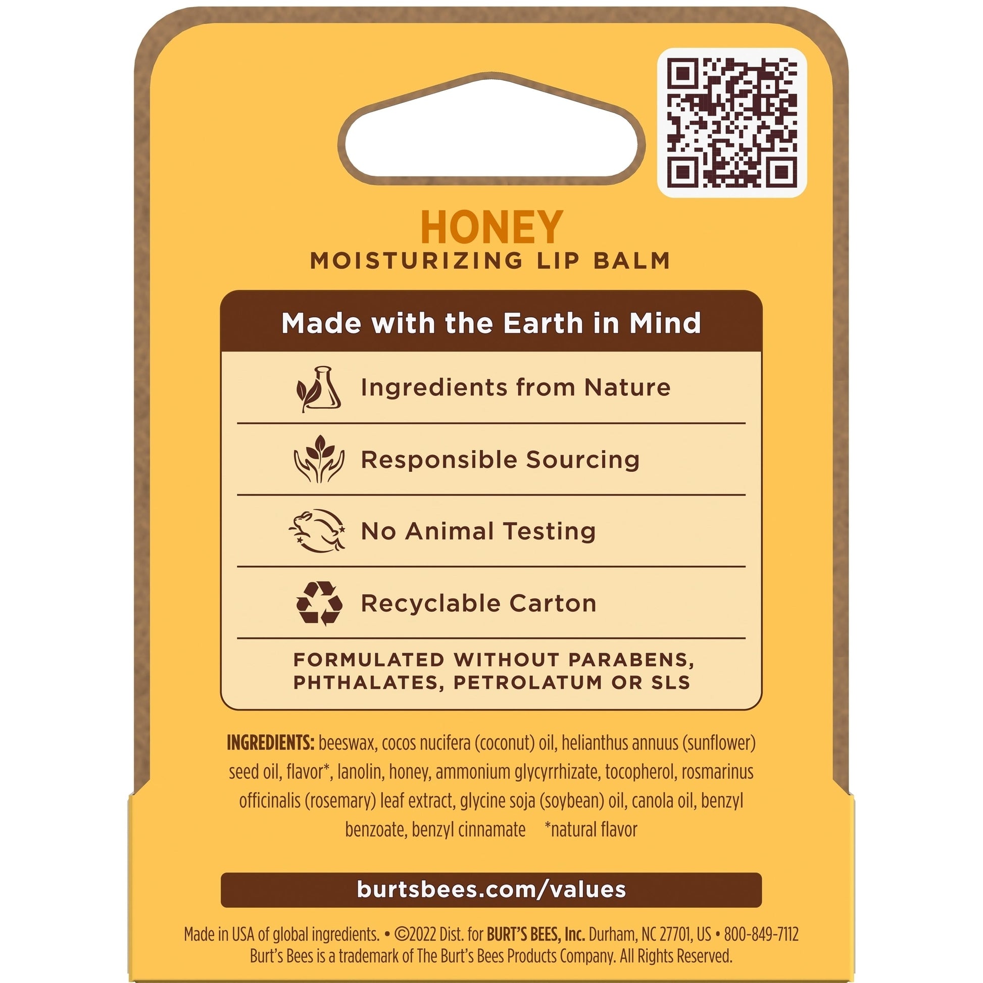 Burts Bees Lip Balm Honey 4.25g - Cutprice Online