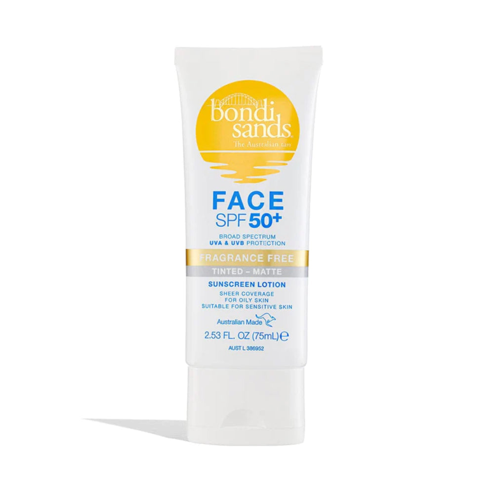 Bondi Sands SPF 50+ Fragrance Free Matte Tinted Face Lotion 75ml - Cutprice Online