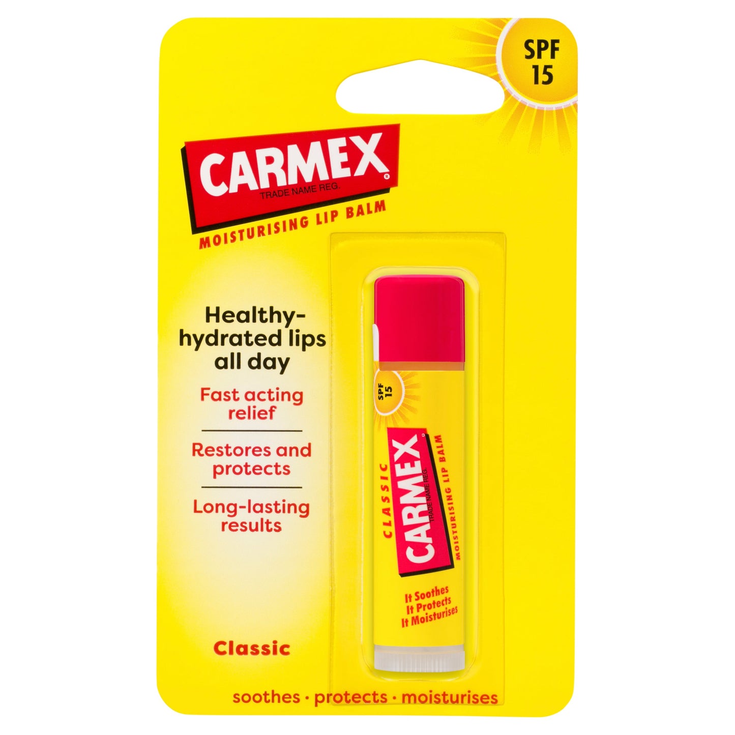 Carmex Lip Balm Click Stick Original SPF 15 4.25g - Cutprice Online