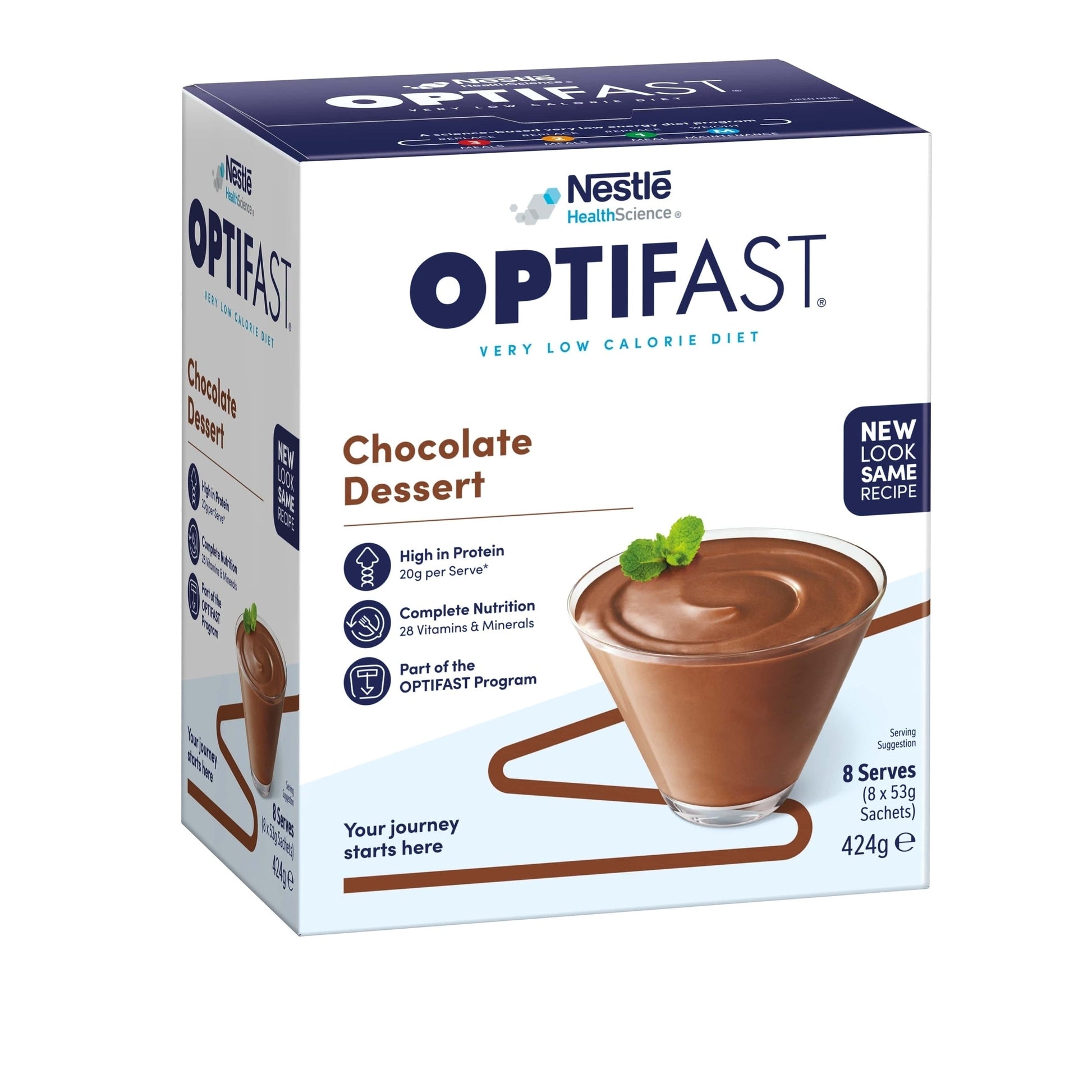 Optifast VLCD Dessert Chocolate 8 Serves - Cutprice Online