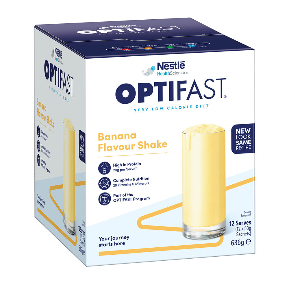 Optifast VLCD Shake Banana 12 x 53g - Cutprice Online