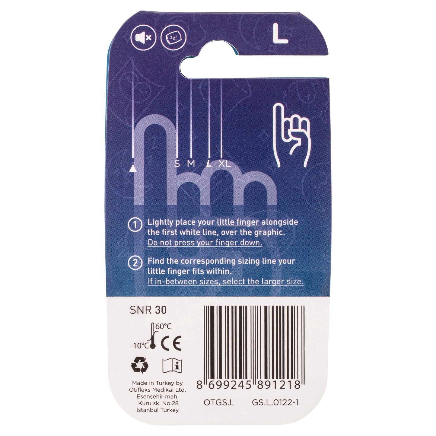 Otifleks Invisible Good Sleep Earplugs Large 1 pair - Cutprice Online