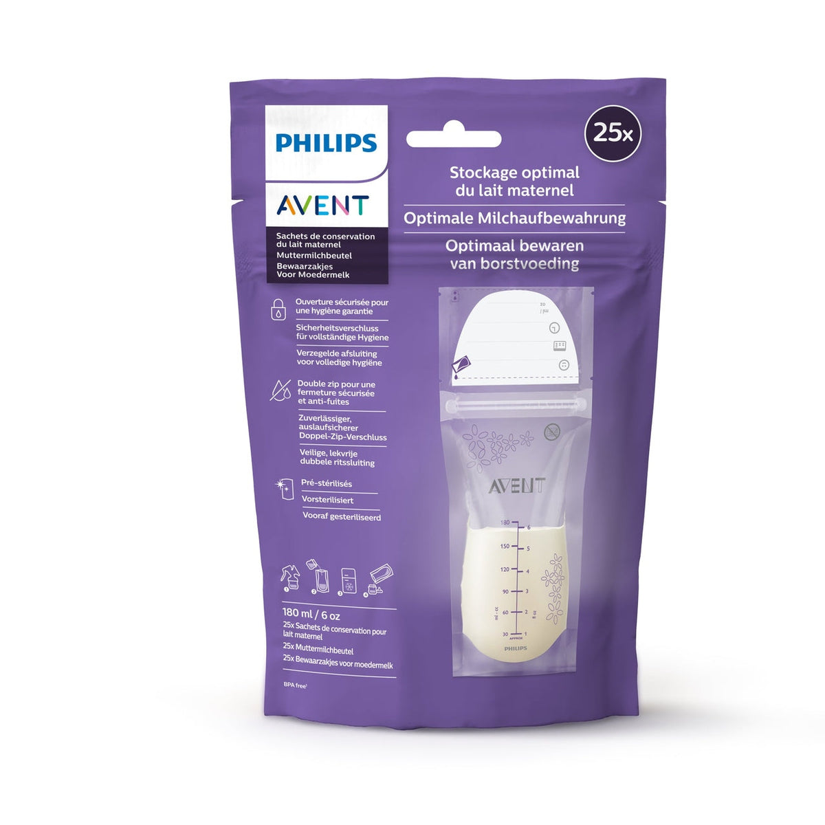 Avent Breast Milk Bags 25 Pack
