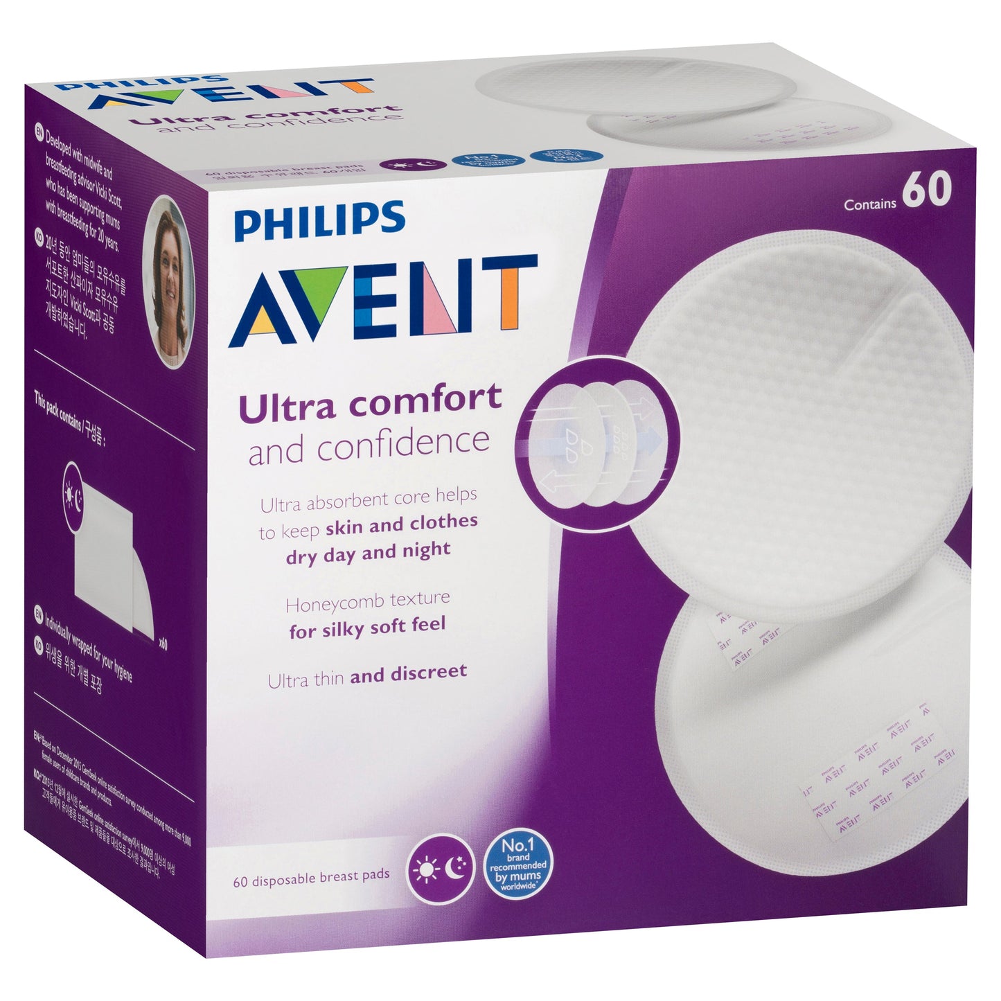 Avent Disposable Breast Pad Day - 60 Pack - Cutprice Online