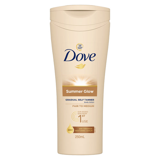 Dove Summerglow Body Lotion Fair To Medium Skin 250ml - Cutprice Online