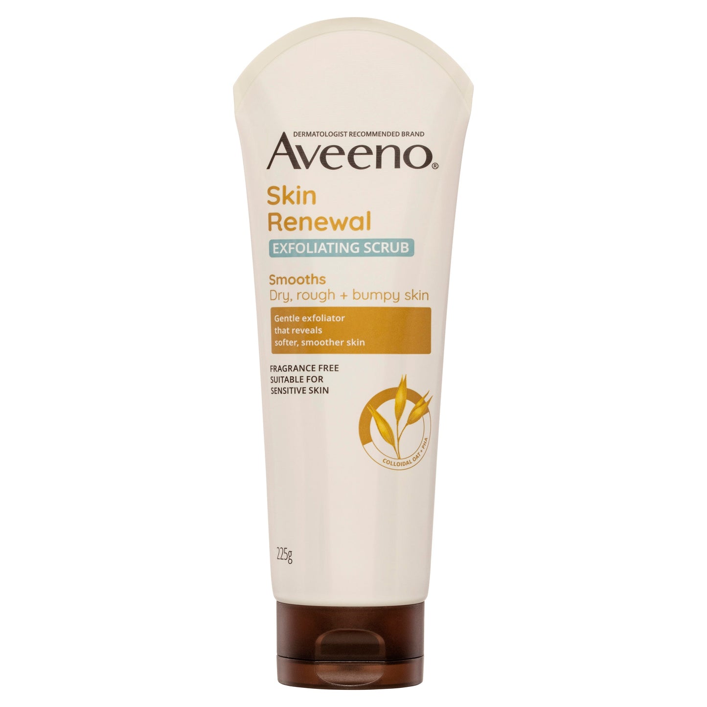 Aveeno Skin Renewal Exfoliating Body Scrub for Dry Skin 225g - Cutprice Online