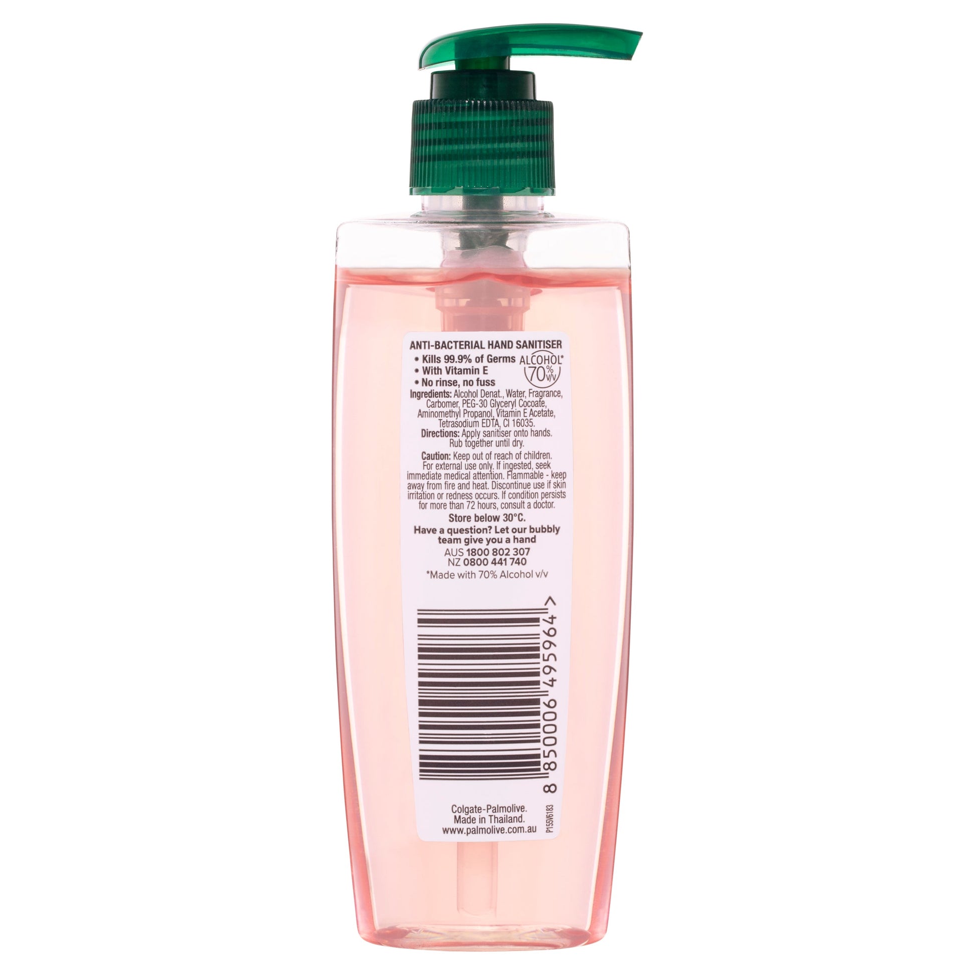 Palmolive Non-sticky Hand Sanitiser Japanese Cherry Blossom Pump 200mL - Cutprice Online
