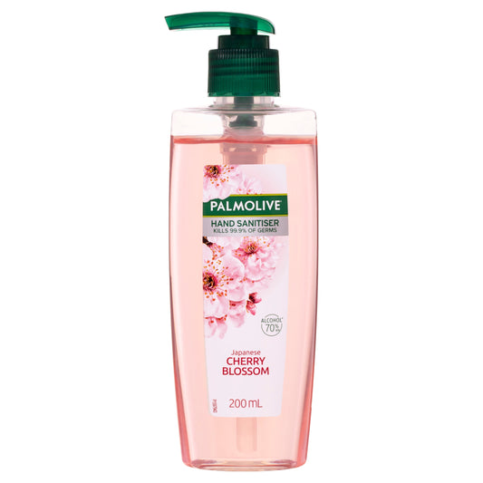 Palmolive Non-sticky Hand Sanitiser Japanese Cherry Blossom Pump 200mL - Cutprice Online