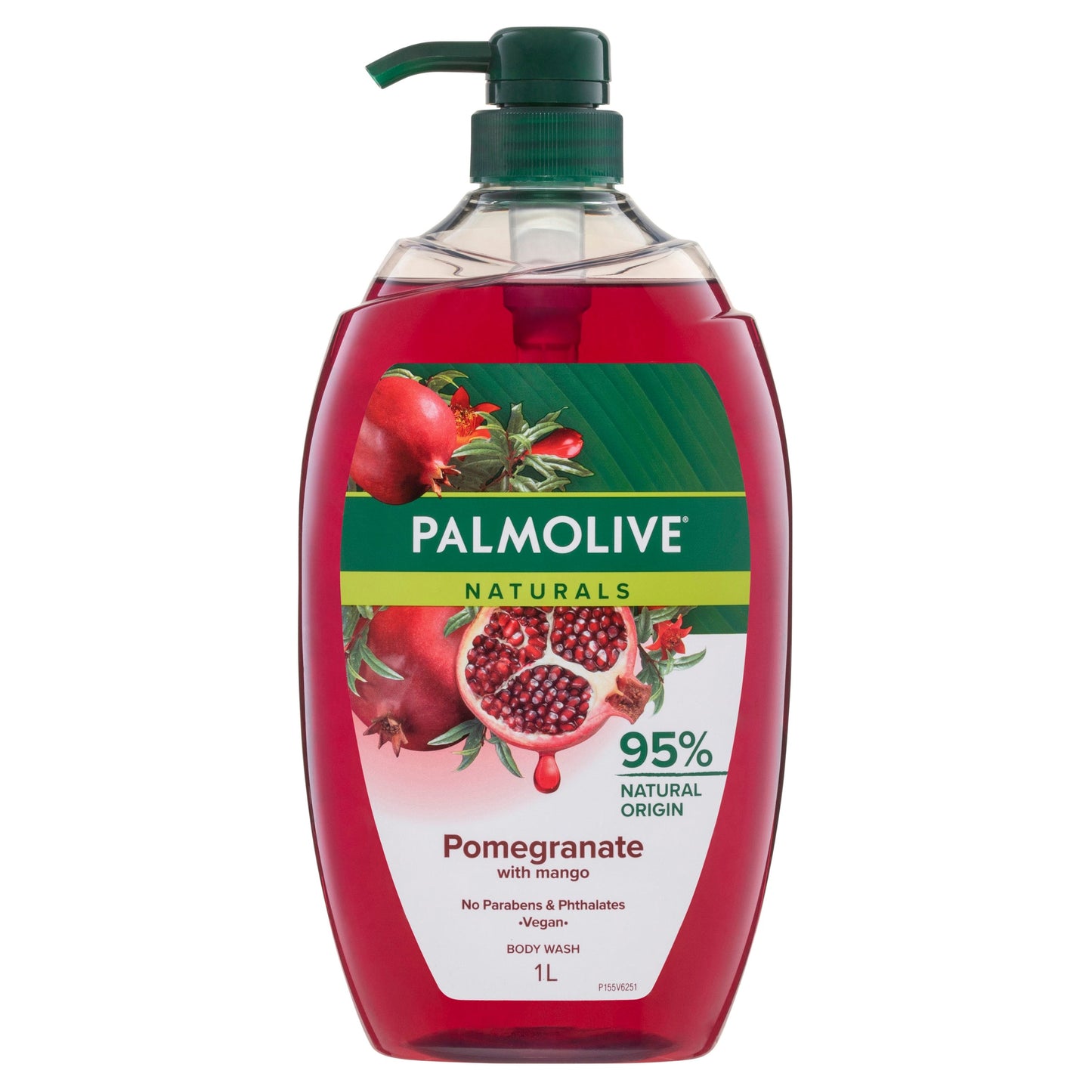 Palmolive Naturals Pomegranate & Mango Invigorating Body Wash Dermatologically tested 1L - Cutprice Online