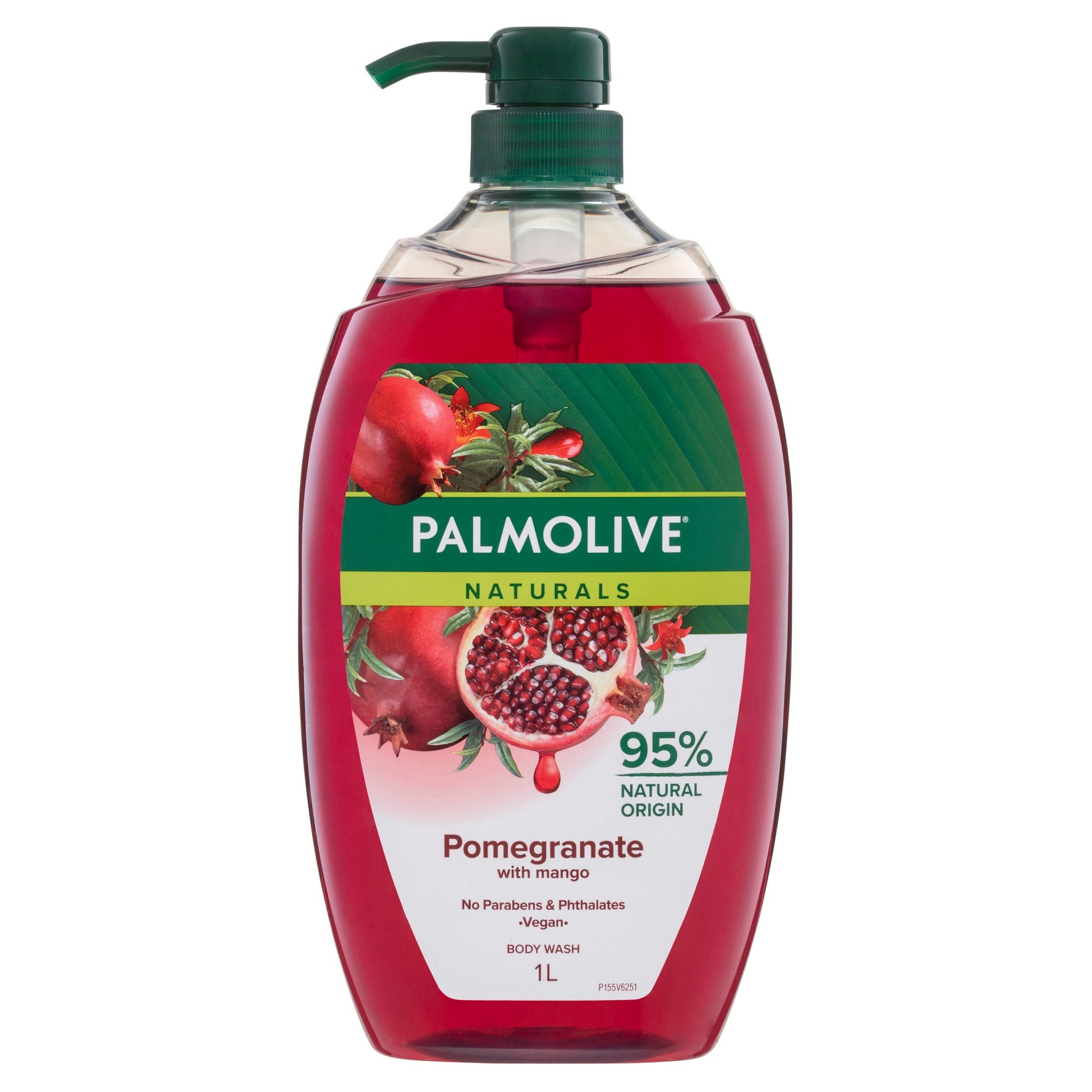 Palmolive Naturals Pomegranate & Mango Invigorating Body Wash Dermatologically tested 1L - Cutprice Online