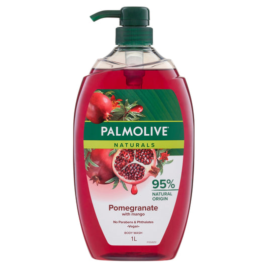 Palmolive Naturals Pomegranate & Mango Invigorating Body Wash Dermatologically tested 1L - Cutprice Online
