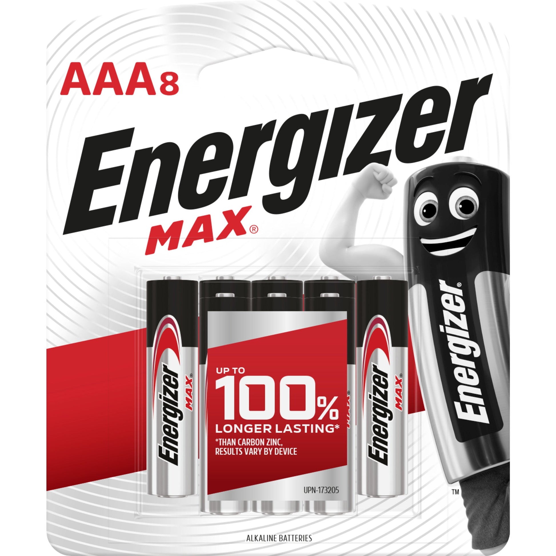 Energizer MAX E92 AAA Alkaline Batteries PACK OF 8 - Cutprice Online