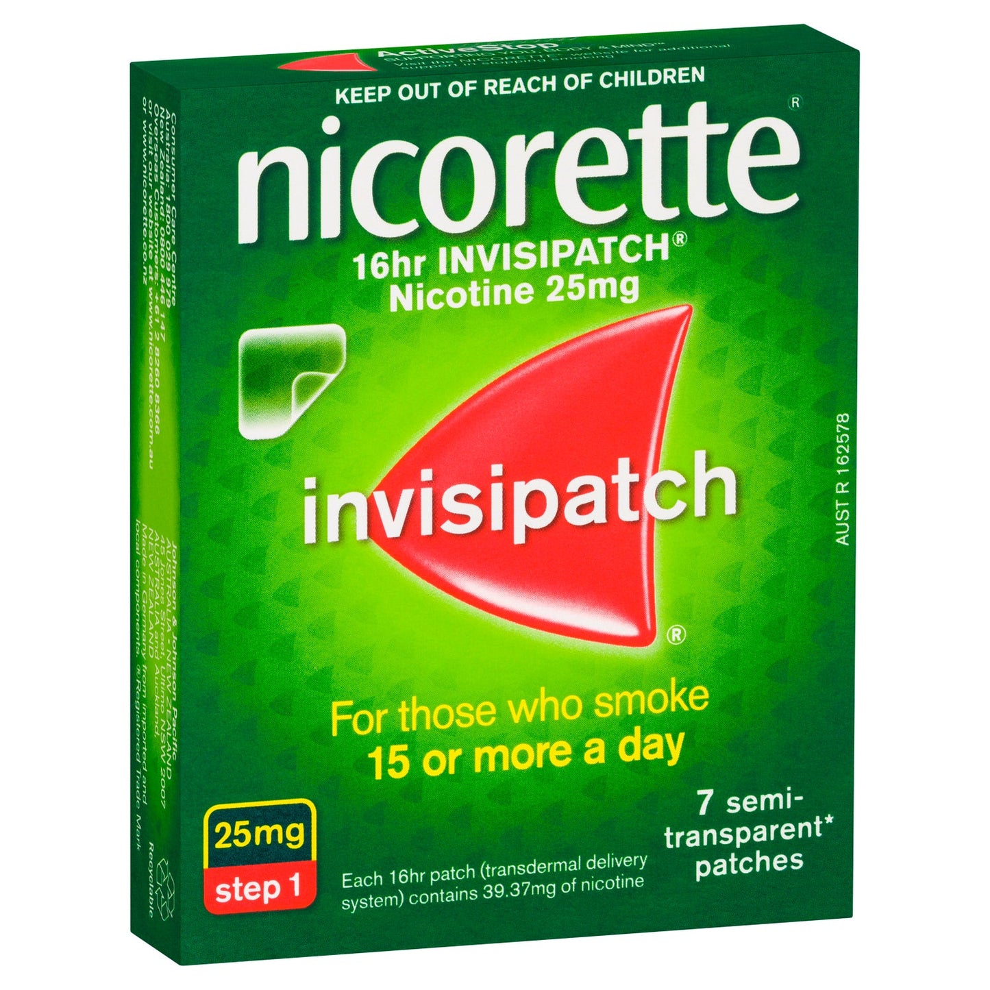 Nicorette InvisiPatch 25mg 7 Patches - Cutprice Online