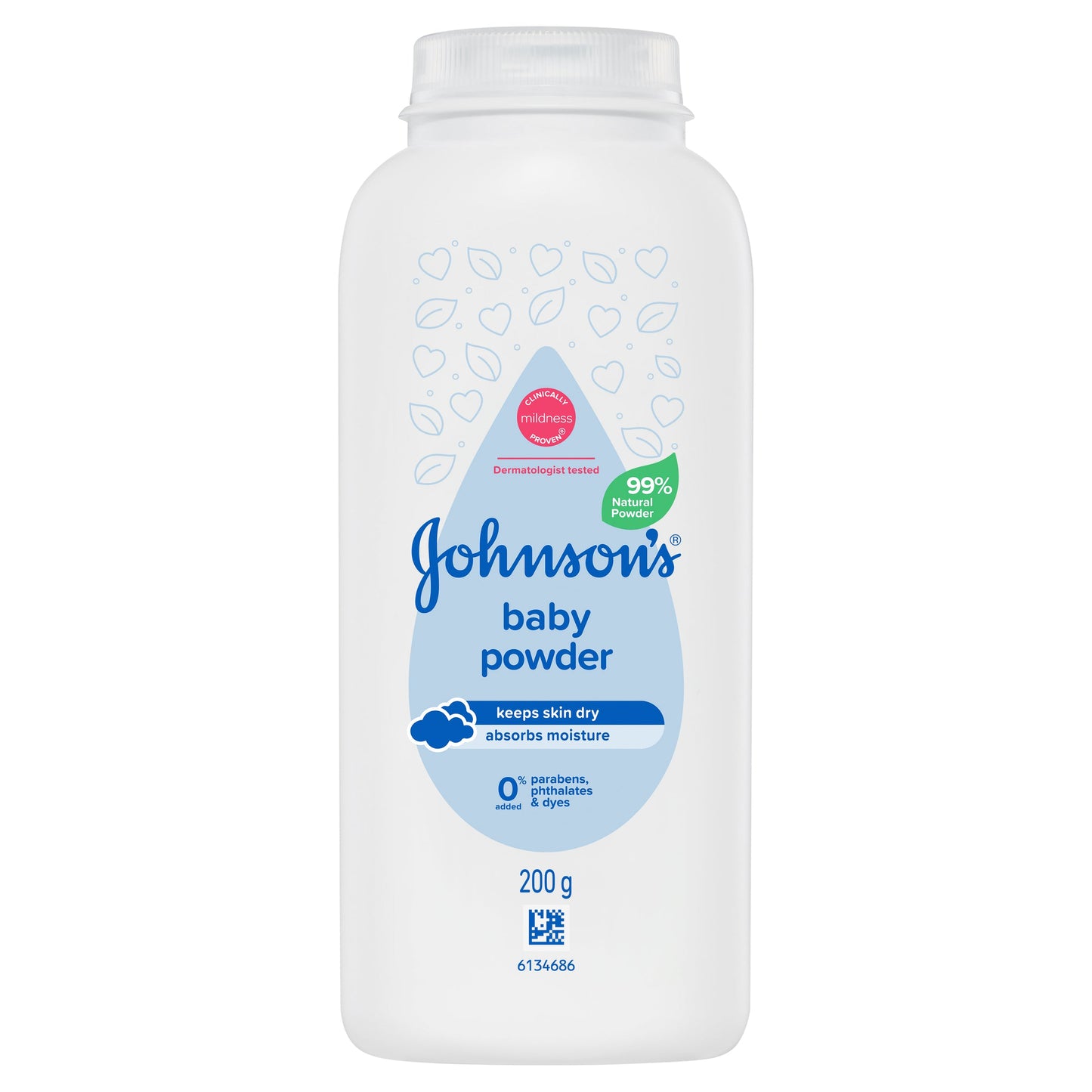 Johnson’s Baby Powder Pure Cornstarch 200g - Cutprice Online