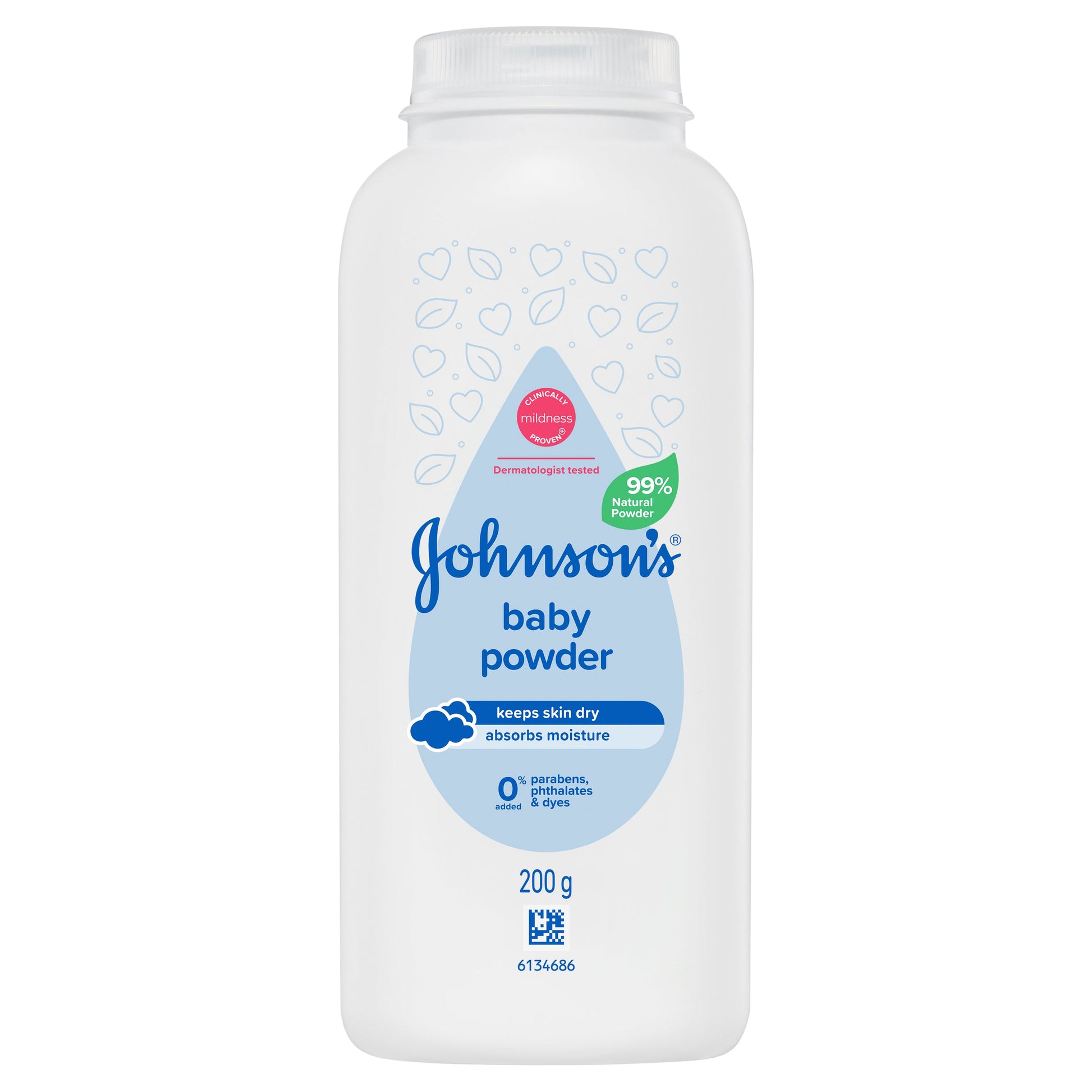 Johnson’s Baby Powder Pure Cornstarch 200g - Cutprice Online
