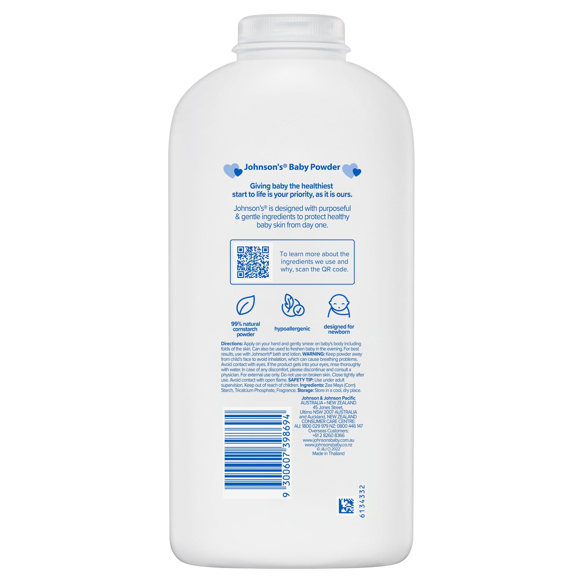 Johnson's Baby Powder 600g New - Cutprice Online