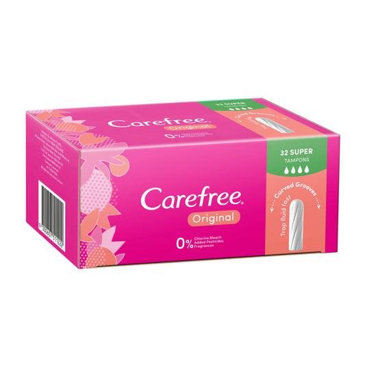 Carefree Tampons Super 32 Pack - Cutprice Online