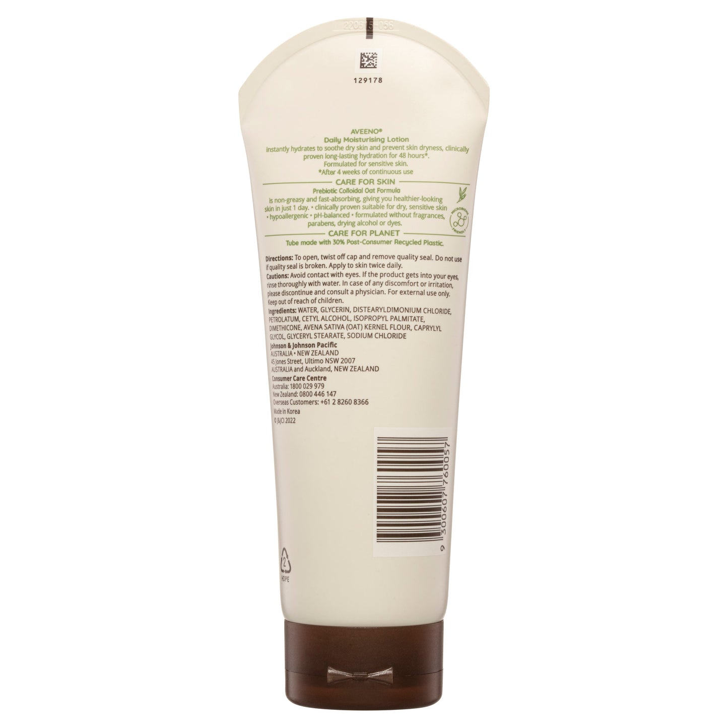 Aveeno Active Naturals Daily Moisturising Fragrance Free Lotion 225ml - Cutprice Online