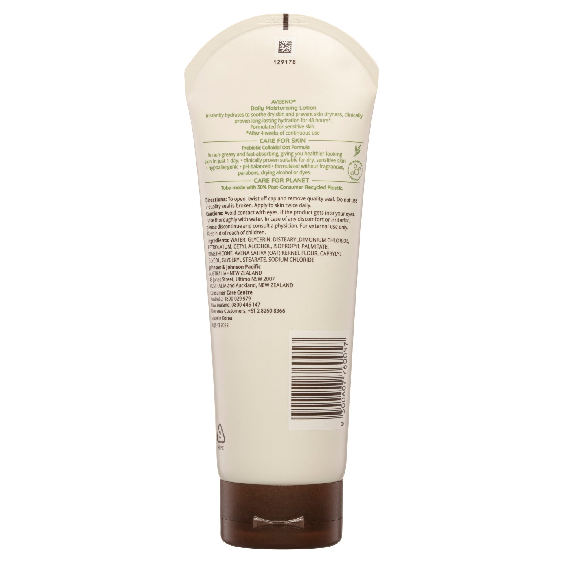 Aveeno Active Naturals Daily Moisturising Fragrance Free Lotion 225ml - Cutprice Online
