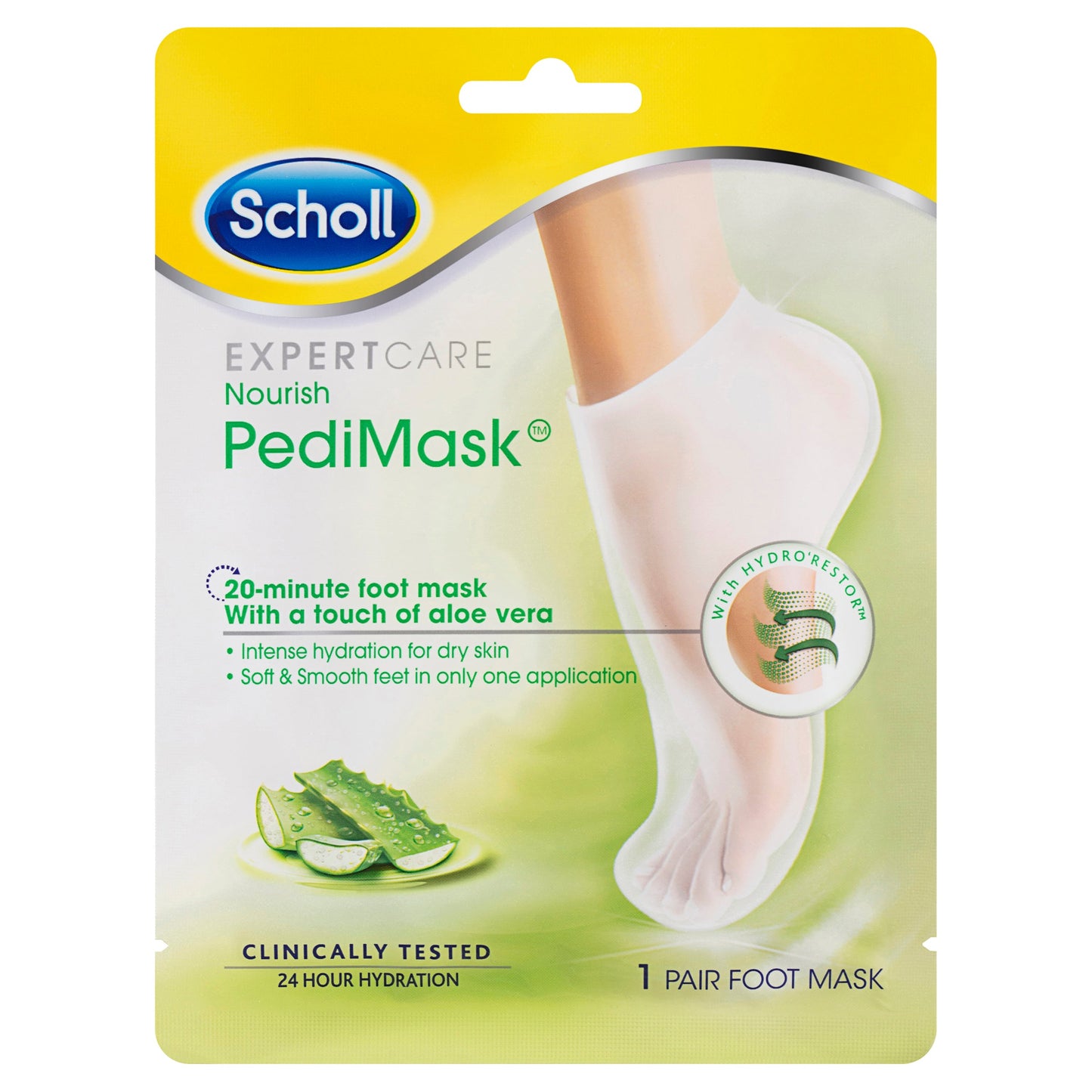 Scholl Dry Skin Aloe Vera PediMask 1 Pair - Cutprice Online