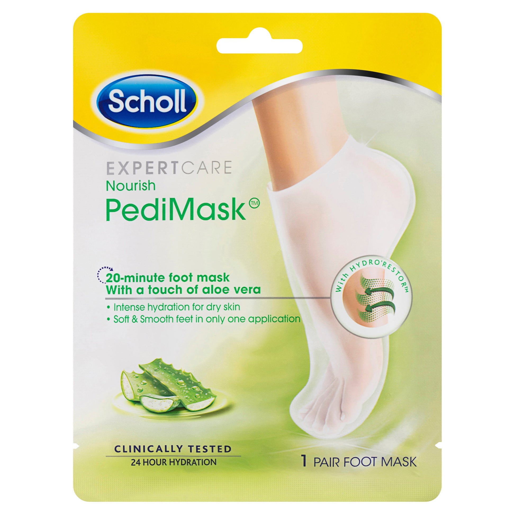 Scholl Dry Skin Aloe Vera PediMask 1 Pair - Cutprice Online
