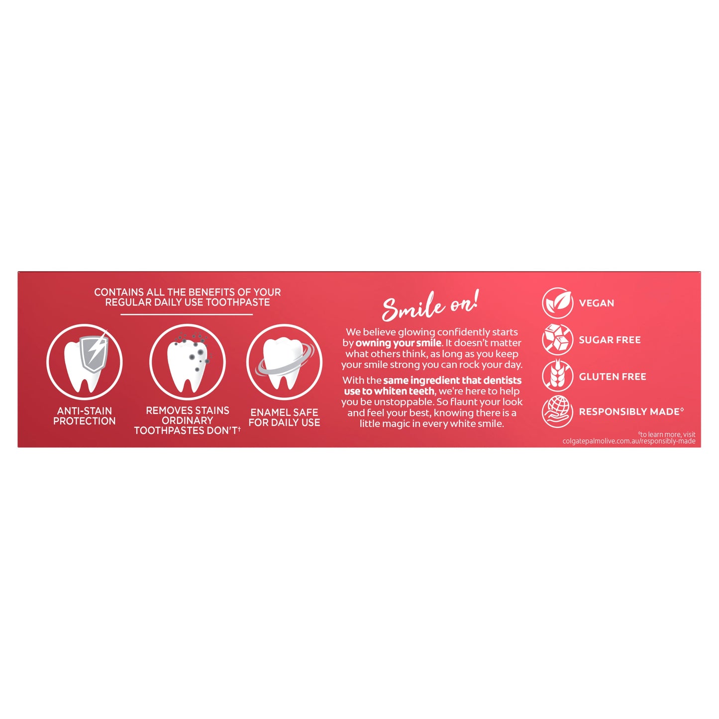 Colgate Optic White Stain Fighter Teeth Whitening Toothpaste Sparkling White with Hydrogen Peroxide 140g - Cutprice Online