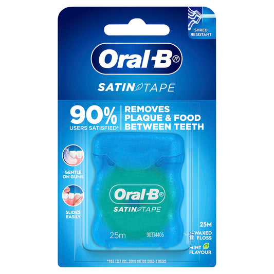 Oral B Satin tape Dental Floss Mint 25m - Cutprice Online